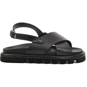 Resim Siyah Kadın Düz Sandalet 150 Z Siyah 