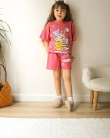 Resim Kız Çocuk Mürdüm My Melody Kuromi Takım 