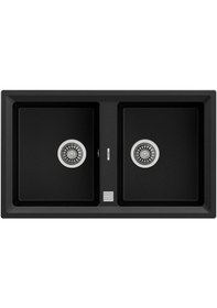 Resim Teka Stone 90 B-Tg Çift Hazneli Tegranite Eviye - Karbon - 115260008 