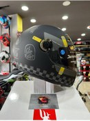 Resim MT Helmets Jarama Zone C1 Matt Black Full Face Kapalı Kask Cafe Racer 