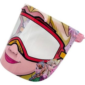 Resim jetfast Elsa Kız Çocuk Oynar Başlıklı Yüz Koruyucu Siperlik Koruma 