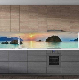 Resim Mutfak Tezgah Arası Folyo Fayans Kaplama Folyosu Condao Vietnam 