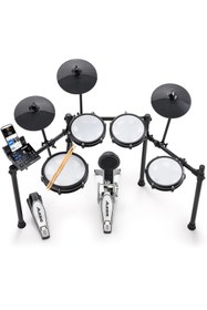 Resim Hepta Collection Alesis Nitro Max Kit - Elektronik Davul Seti, Dijital Bateri, Sessiz Mesh Pedli, 10 İnç Çift Bölgeli 