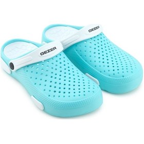 Resim Gezer Yazlık Islak Zemin Sabo Kadın Terlik Mint Yeşili-beyaz 