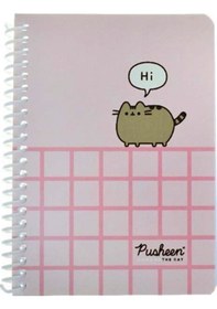 Resim Keskin Color Pusheen A6 80 Yaprak Çizgili Spiralli Bloknot Not De 