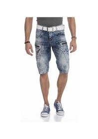 Resim Cipo & Baxx Ck101 Erkek Denim Kapri 001 