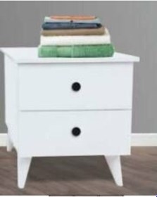 Resim 2 Çekmeceli Aynasız Beyaz Komidin Beyaz 