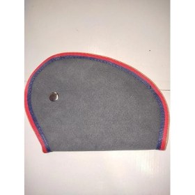 Resim Çocuk Emniyet Kemeri Düzenleyici ve Tutucu Emniyet Kemer Pedi,boyun Kesme Önleyici,çocuk Emniyet Kemer Rahatlatıcı,oto Kemer Kılıfı,yüksek Kaite(Antrasit Renk)(Kırmızı Kenarlı) 