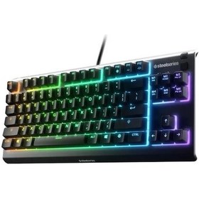 Resim Steelseries Apex 3 Hibrit Mekanik Oyun Klavyesi Apex 3 Tkl 