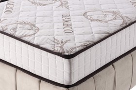 Resim MUBAH EKSTRA BAMBOO YAYLI TEK KİŞİLİK YATAK, 90X190 
