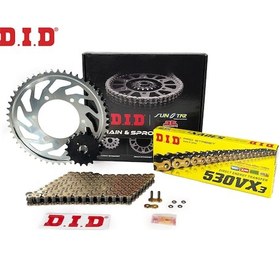 Resim Zincir Dişli Seti Honda Cbr 1000rr Sp 1000 Cc 2014-2016 / Honda / Cbr 1000rr Sp / 1000cc / Zincir: Dıd-530vx3 Gold -116 / Ön-arka Dişli: Sunstar 16t-42t / 2014-2015-2016 
