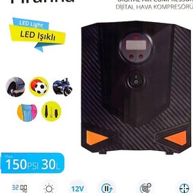Resim Piranha 11316 Dijital Hava Kompresörü 150psı-30l 