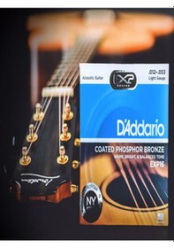 Resim Daddarıo Akustik gitar teli EXP 16 LIGHT GAUGE 
