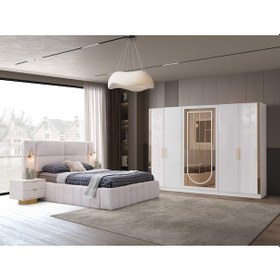 Resim Kaliforniya %100 Mdf Yatak Odası Takımı 