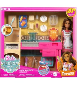 Resim Die Grup JCT06 Teresa ve Mutfağı Oyun Seti - Barbie And Teresa Recipe For Friendship 