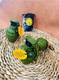 Resim El Bombası Modeli Metal Pürmüzlü Çakmak 
