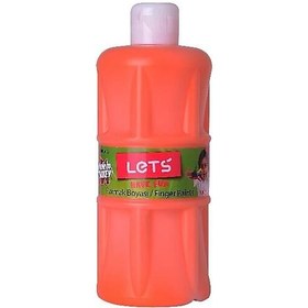 Resim Lets Guaj Boya 500 ML Plastik Turuncu L-5102 