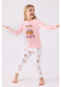 Resim Rolypoly Kız Çocuk Pembe Pijama Takımı 5274-48599 Pembe 
