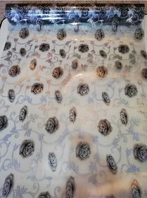 Resim Şefaf Masa Örtüsü 120Cm X 150Cm 1.8Mm Pvc Masa Örtüsü Desenli Kor 