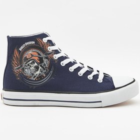 Resim Harley Davidson Pittsburgh Lacivert Erkek Spor Ayakkabı 