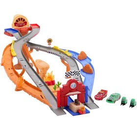 Resim Disney Pixar Cars Radiator Springs Yarış ve Kurtarma Pisti Oyun Seti JFL57 