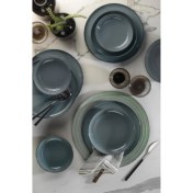 Resim Kütahya Porselen Pearl Moderna Mavi 12 Parça 4 Kişilik Yemek Takımı Outlet 