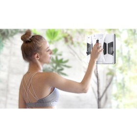 Resim HOBOT 2s Cam Temizleme Fayans Silme Robotu Dual Ultrasonik Sprey Tlf Ve Uzaktan Kumanda Ile Kont. 