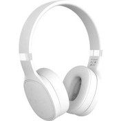 Resim Treasures İphone Samsung Xiaomi Huawei Katlanabilir Kulaklık Mkxnwv İçin Silikon Kulaklık, Bluetooth 5.0, 40mm Subwoofer, Dayanıklı, Beyaz 