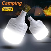 Resim 2 adet Açık Hava USB Şarj Edilebilir El Feneri, LED Ampuller, Taşınabilir Fener Gece Lambaları, Yüksek Parlaklıklı Işıklar, Acil Durum, Keşif, Kamp, Balıkçılık İçin Kullanılır 
