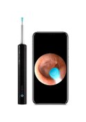 Resim Ayt Bebird T5 5 Mp Kamera 3.5mm Lens Şarjlı Wifi Görüntülü Kulak Temizleyici Siyah Renk Endoskopik Kulak Temizleyici 
