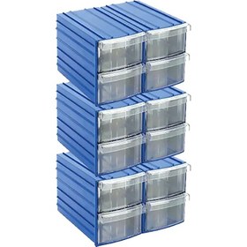 Resim Sembol Y114 Plastik Çekmeceli Kutu 12 Çekmeceli 