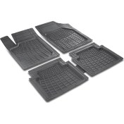 Resim Automix Kesilebilir Siyah 3D Havuzlu Paspas 