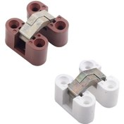 Resim Gürçayhırdavat Plastik Oval Masa Menteşesi Zamak Gövde (2 Adet) 