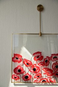 Resim kırmızı gelincik çiçeği 