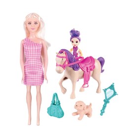 Resim MGS Oyuncak Elly's ve Kızı ile Mini Ponny 