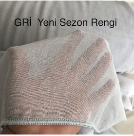 Resim Perdefony Naturel Keten Tül Perde 