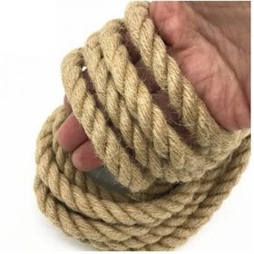 Resim EBA Jüt Halat Dekor Ipi 10 Mm 30 Metre Ip Halat Ip Hasır Ip Jüt Kendir Ip 