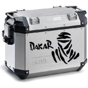 Resim Ogec Worx Dakar Desenli Motosiklet Çanta Sticker Etiket Modeli 