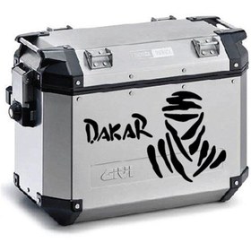 Resim Ogec Worx Dakar Desenli Motosiklet Çanta Sticker Etiket Modeli 