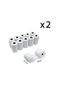 Resim Resan Termal Yazar Kasa Pos Rulosu 56 Mm X 16 Mt 2 Paket 20 Adet Rulo 