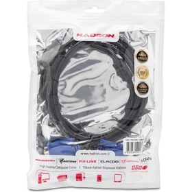Resim Hadron HD4034 GA To VGA Kablo 1.5 mt Siyah 