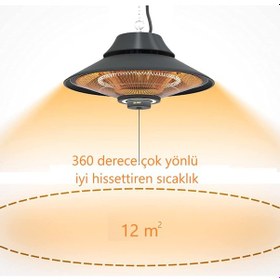 Resim Mirkraft Elirg Light 2000 W LED Işıklı Infrared Isıtıcı 