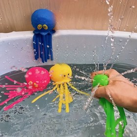 Resim Splash Octopus Su Püskürtme Oyuncak - Gençler ve Aileler İçin Eğlenceli Dış Mekan Oyunu, Yeşil Festivaller, Karnaval, Paskalya, Dış Mekan Oyun Oyuncakları İçin Mükemmel | Yenilikçi Octopus Ürünü | Gökkuşağı Octopus Oyuncak 
