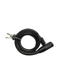 Resim Raptor Anahtarlık Halat Kilit Bisiklet 12x80 Anahtarlı Bisiklet Kilidi Siyah 
