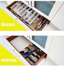 Resim Decobella 9 Bölmeli Çekmece Kaşıklık 