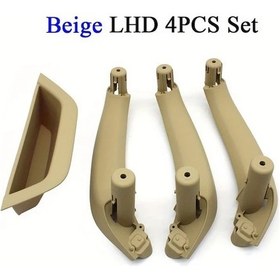 Resim Challenger Bmw X3 X4 F25 F26 İç Kapı Kolu Kılıfı Kol Dayama Paneli Çekme Kolu Süsü 4 Adet Bej 