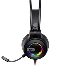 Resim Havit Gamenote H2040D RGB Aydınlatmalı Mikrofonlu Gaming Oyuncu Kulaklığı - 3.5mm Jack + USB 