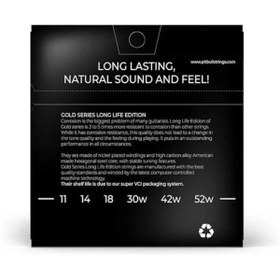 Resim AyrStore Long Life Elektro Gitar Teli LEG MTBH 11 52 