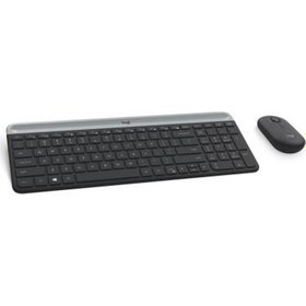 Resim Logitech 920-009435 MK470 Siyah Kablosuz Klavye Mouse Seti 