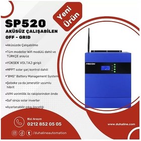 Resim Frecon SP520 3.5 KVA OFFGRID Akıllı İnverter (Aküsüz Çalışma + Dahili Wifi) 